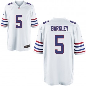 Mens Buffalo Bills Nike White Alternate Game Jersey BARKLEY#5