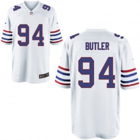Mens Buffalo Bills Nike White Alternate Game Jersey BUTLER#94