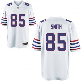 Mens Buffalo Bills Nike White Alternate Game Jersey SMITH#85