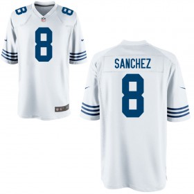 Youth Indianapolis Colts Nike White Alternate Game Jersey SANCHEZ#8