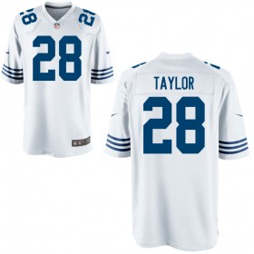 Youth Indianapolis Colts Nike White Alternate Game Jersey TAYLOR#28