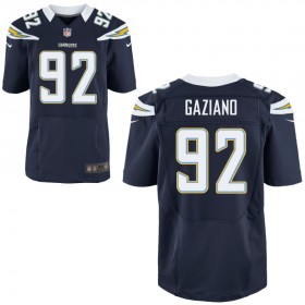 Men's Los Angeles Chargers Nike Navy Elite Jersey GAZIANO#92