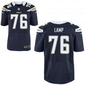 Men's Los Angeles Chargers Nike Navy Elite Jersey LAMP#76