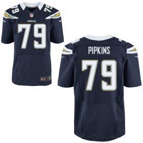 Men's Los Angeles Chargers Nike Navy Elite Jersey PIPKINS#79