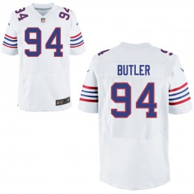 Mens Buffalo Bills Nike White Alternate Elite Jersey BUTLER#94
