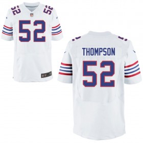 Mens Buffalo Bills Nike White Alternate Elite Jersey THOMPSON#52