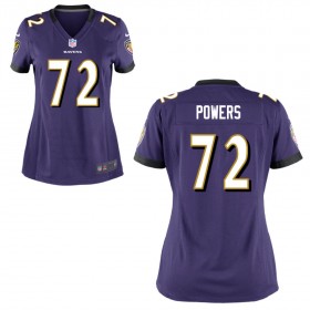 Women's Baltimore Ravens Nike Purple Game Jersey POWERS#72