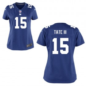 Women's New York Giants Nike Royal Blue Game Jersey TATE III#15
