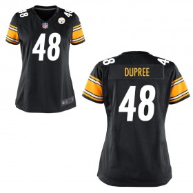 Women's Pittsburgh Steelers Nike Black Game Jersey DUPREE#48