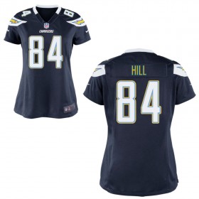 WomenÕs Los Angeles Chargers Nike Navy Blue Game Jersey HILL#84