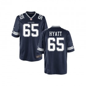 Youth Dallas Cowboys Nike Navy Game Jersey HYATT#65
