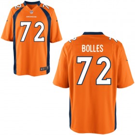 Youth Denver Broncos Nike Orange Game Jersey BOLLES#72
