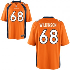 Youth Denver Broncos Nike Orange Game Jersey WILKINSON#68