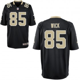 Youth New Orleans Saints Nike Black Game Jersey WICK#85