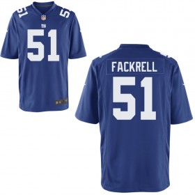 Youth New York Giants Nike Royal Game Jersey FACKRELL#51