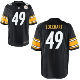 Youth Pittsburgh Steelers Nike Black Game Jersey LOCKHART#49