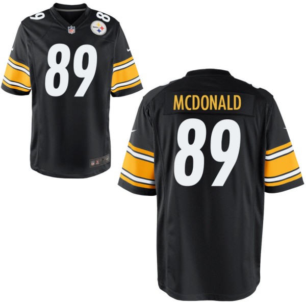 Youth Pittsburgh Steelers Nike Black Game Jersey MCDONALD#89