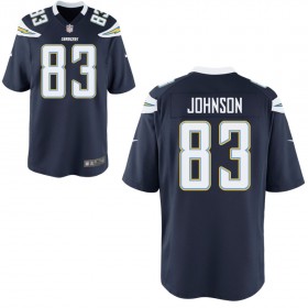 Youth Los Angeles Chargers Nike Navy Game Jersey JOHNSON#83