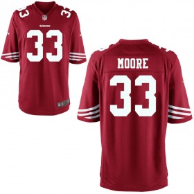 Youth San Francisco 49ers Nike Scarlet Game Jersey MOORE#33