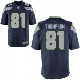 Youth Seattle Seahawks Nike College Navy Game Jersey THOMPSON#81