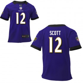 Nike Baltimore Ravens Infant Game Team Color Jersey SCOTT#12
