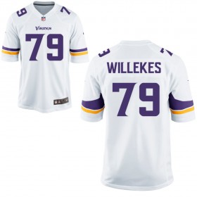 Nike Men's Minnesota Vikings White Game Jersey WILLEKES#79