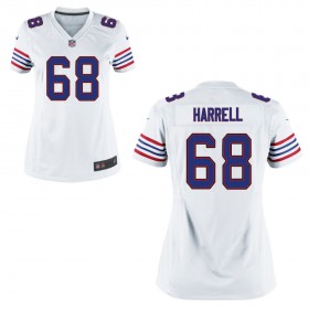 Women's Buffalo Bills Nike White Throwback Game Jersey HARRELL#68