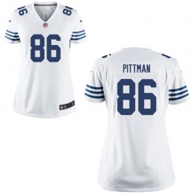Women's Indianapolis Colts Nike White Game Jersey PITTMAN#86