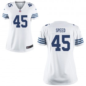 Women's Indianapolis Colts Nike White Game Jersey SPEED#45