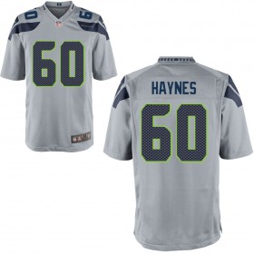 Seattle Seahawks Nike Alternate Game Jersey - Gray HAYNES#60