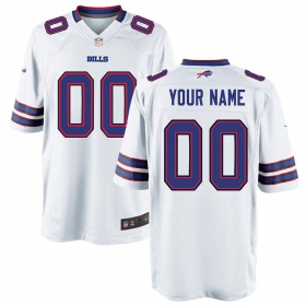 Nike Men's Buffalo Bills Customized Game White Jersey