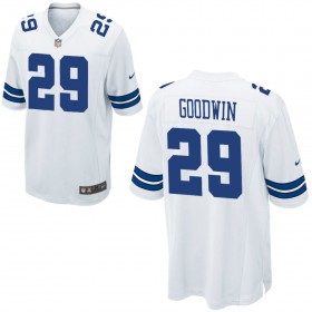 Nike Men's Dallas Cowboys Game White Jersey GOODWIN#29