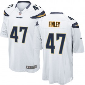 Nike Men's Los Angeles Chargers Game White Jersey FINLEY#47