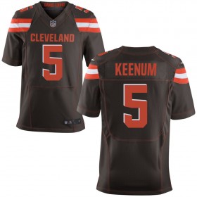 Men's Cleveland Browns Nike Brown Elite Jersey KEENUM#5